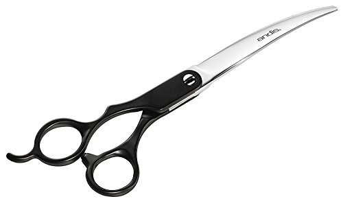 Andis 8' Curved Shears, Left-Handed, Professional Dog & Cat Grooming (80625)