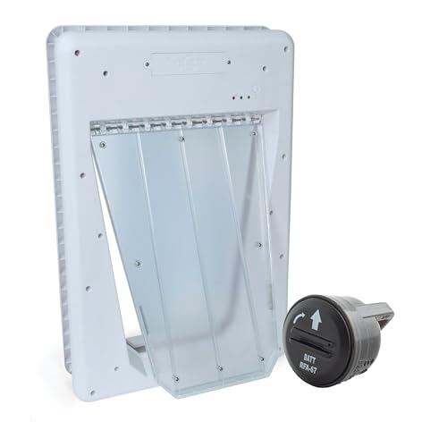 PetSafe, SmartDoor, Selective Entry, Automatic Locking, Multi Key, Energy Efficient, Programmable Pet Door - Large (Not WiFi Connected/App Enabled)