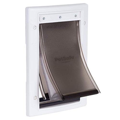 PetSafe Extreme Weather Pet Door Medium, Easy Install, Insulating, Weather Proof, Energy Efficient, 3 Flap System