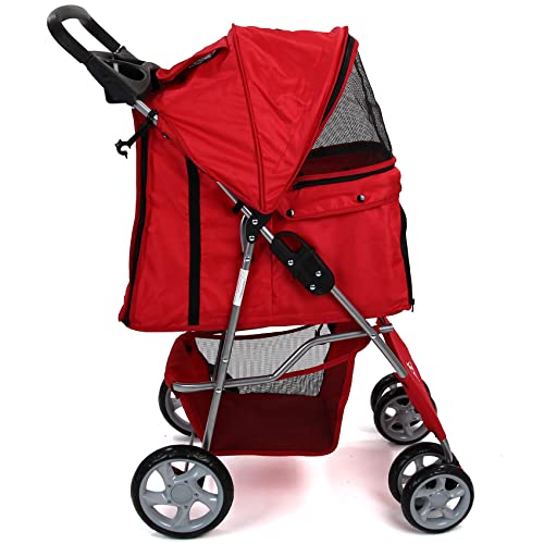 Pet Stroller (Red)